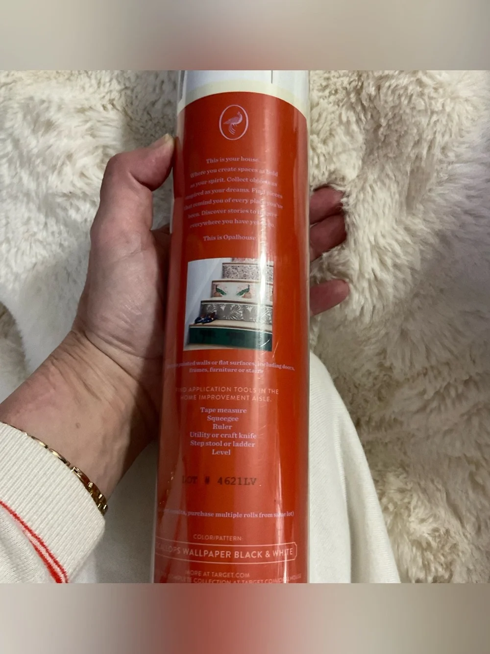 NWT Opalhouse Peel & Stick Removable Wallpaper, One Roll, only from Target